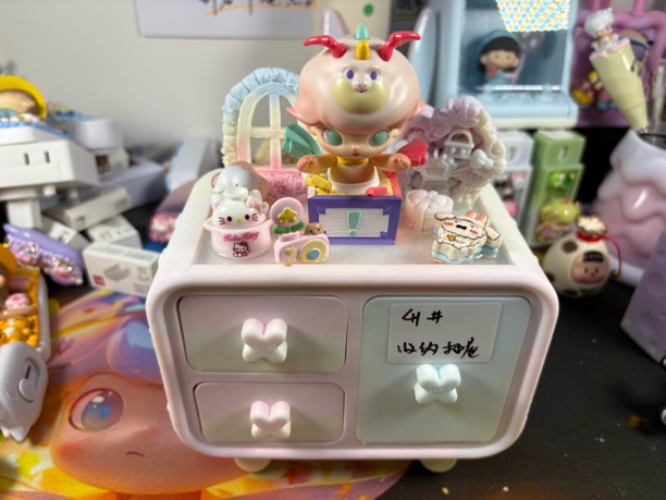 41#滴胶收纳抽屉摆台，询价看细节关注Goma潮玩手作直播间