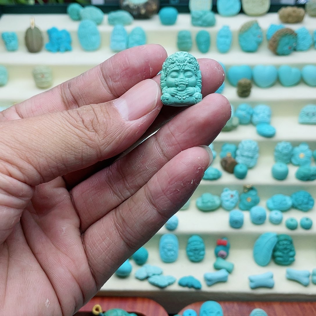 绿松石珠宝奇石未镶嵌苏*姐