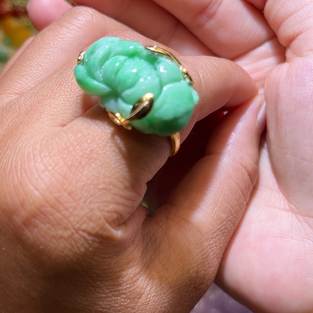 翡翠未镶嵌颈饰翡翠