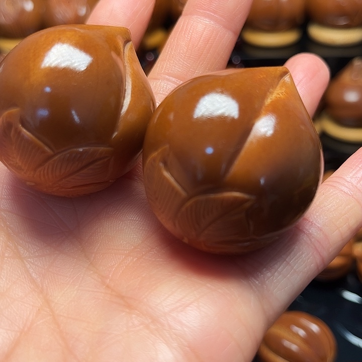 橄榄核手串/手链桃一对68