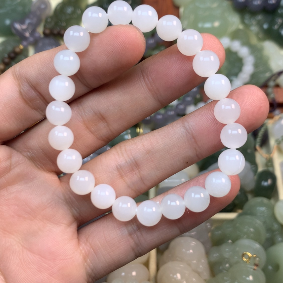 【闪购商品】未镶嵌手串和田玉瑷*児