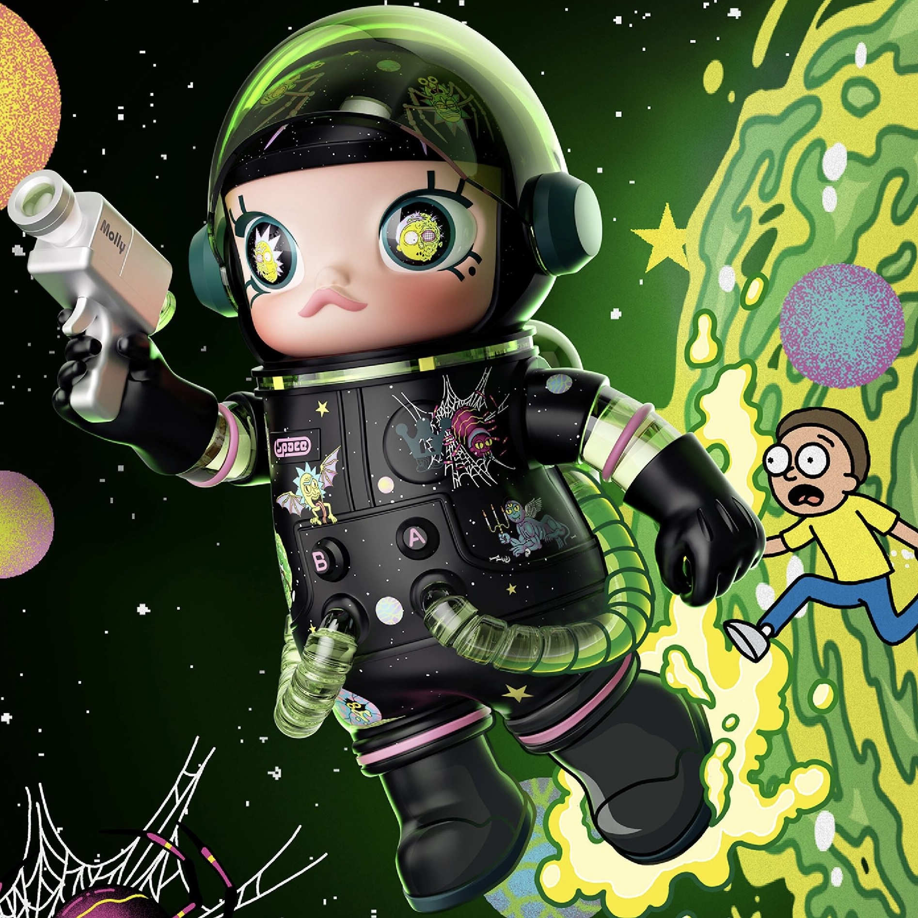 MEGA SPACE MOLLY 瑞克和莫蒂 400%