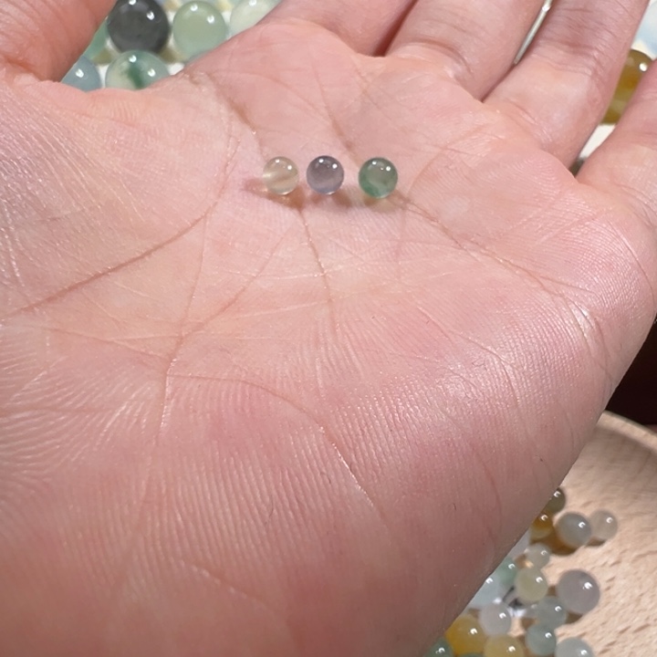 翡翠散珠天然缅甸翡翠A货