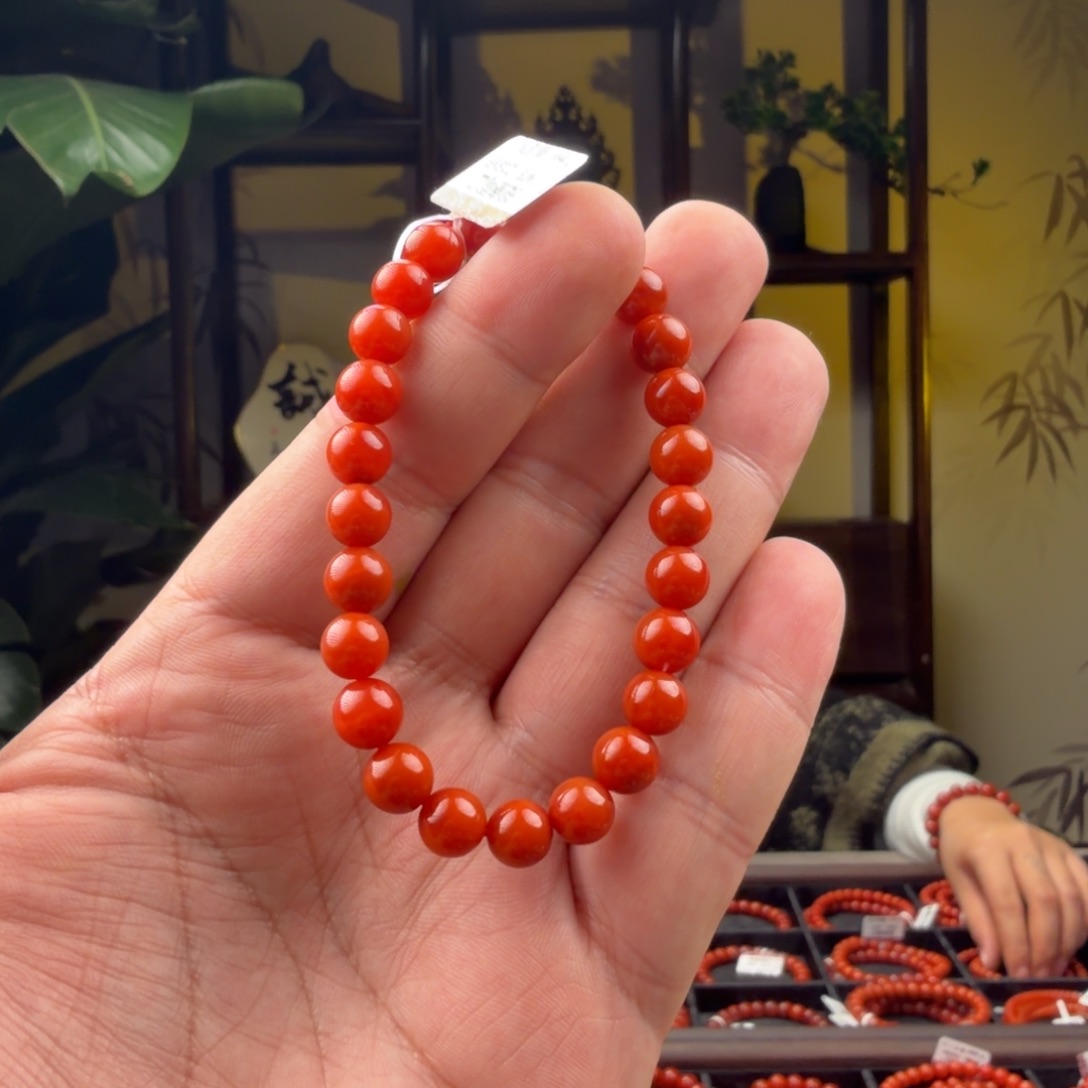 彧***顔南红玛瑙未镶嵌手链