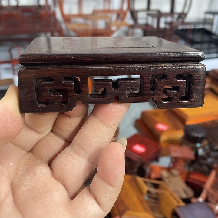 香榧木红木底座工艺品