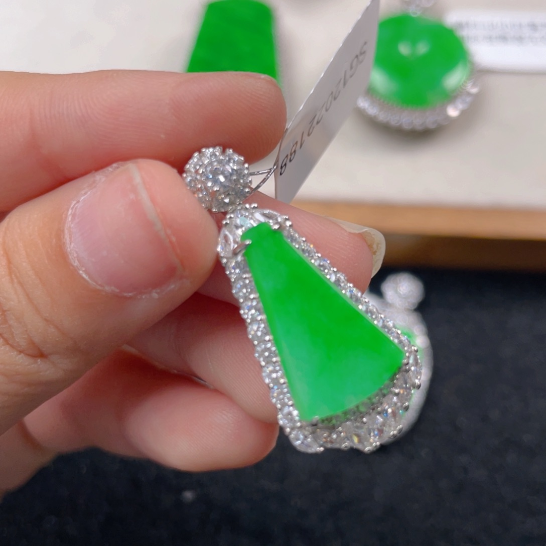 翡翠颈饰银S925镶嵌h h h b b