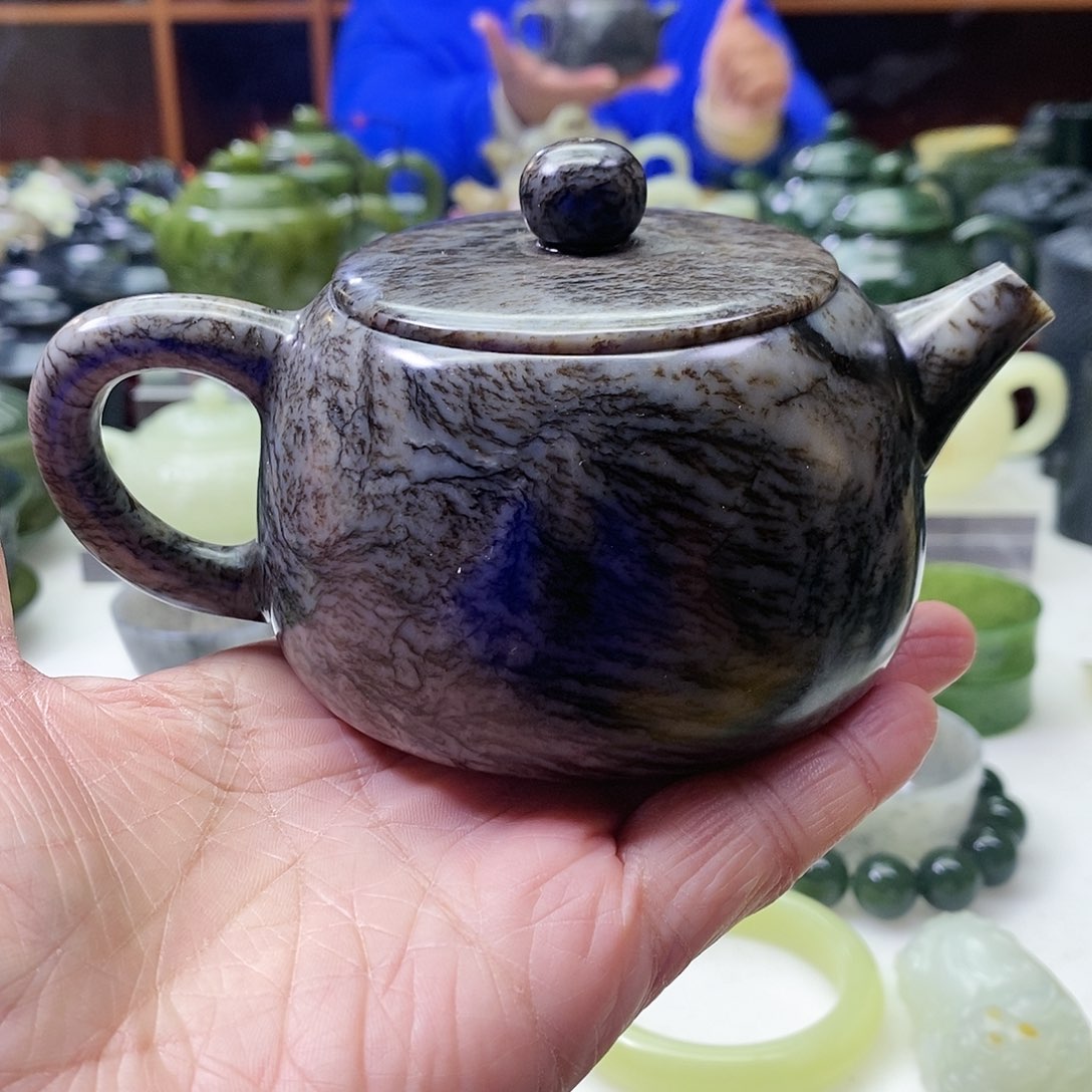 和田玉茶壶未镶嵌