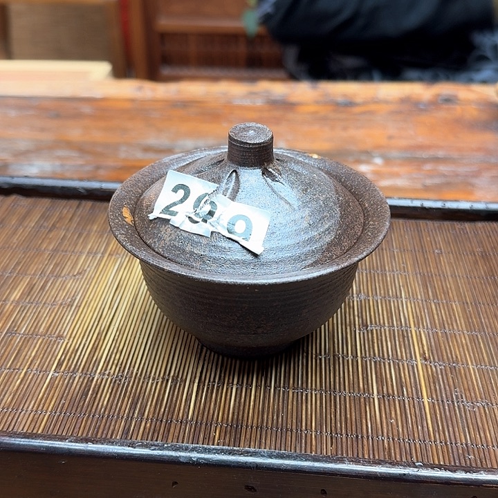 纯手工制作粗陶茶具