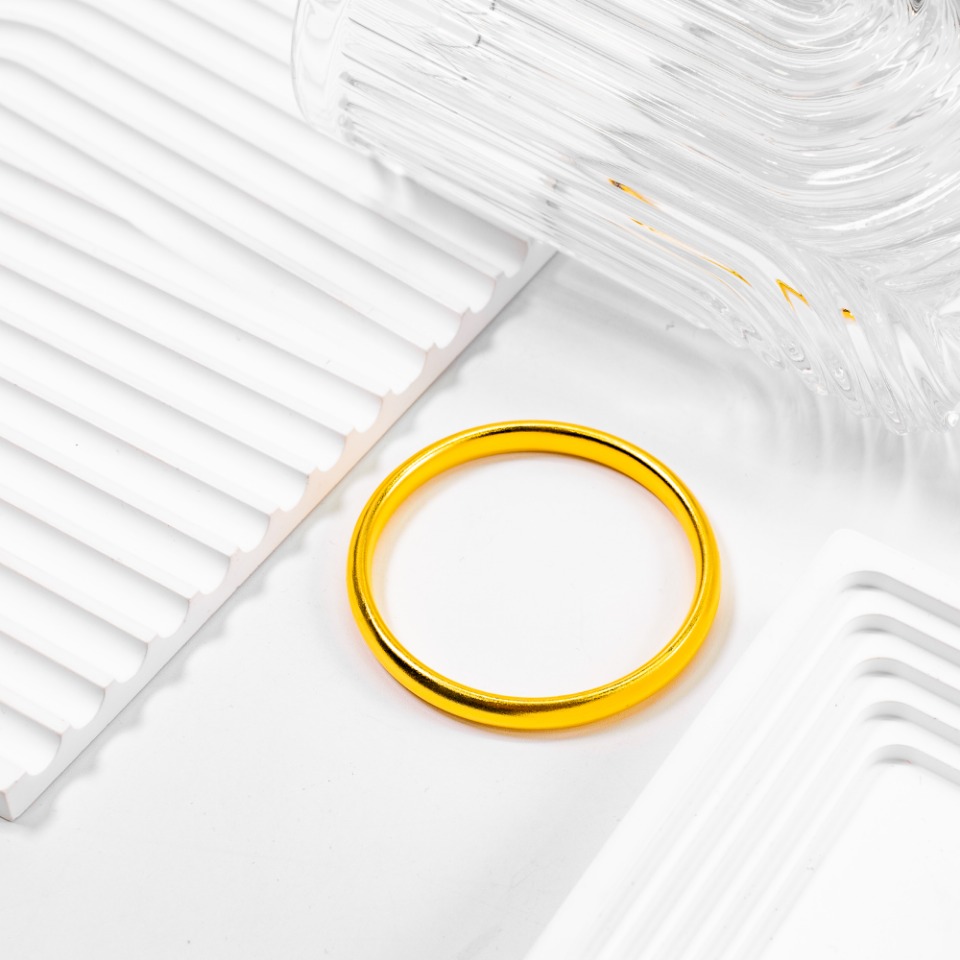 足银手镯 泥鳅背手镯  