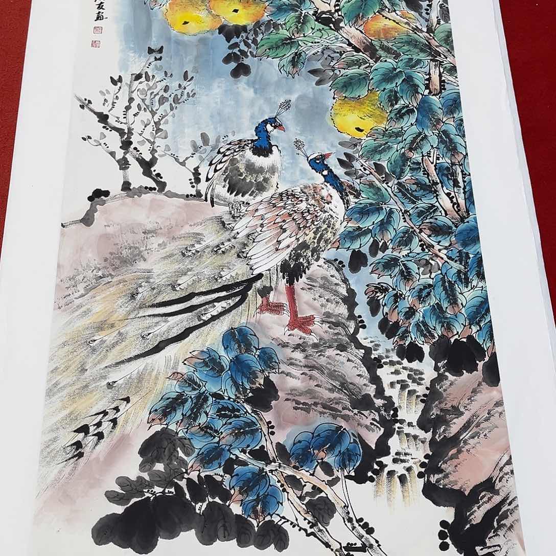 国画手绘国画作品