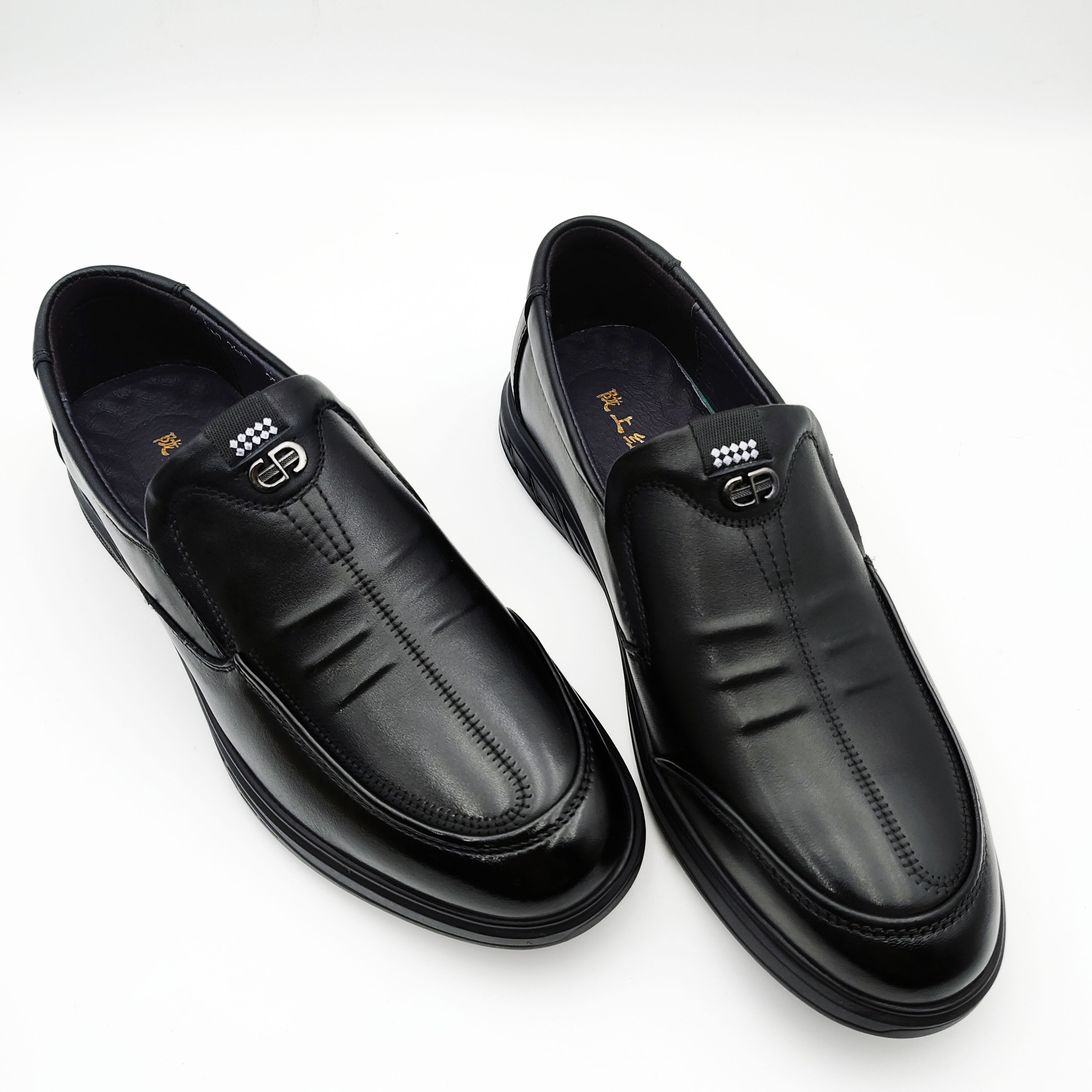 陇上红牛2619男士真皮秋款25商务休闲时尚百搭透气轻便舒适皮鞋