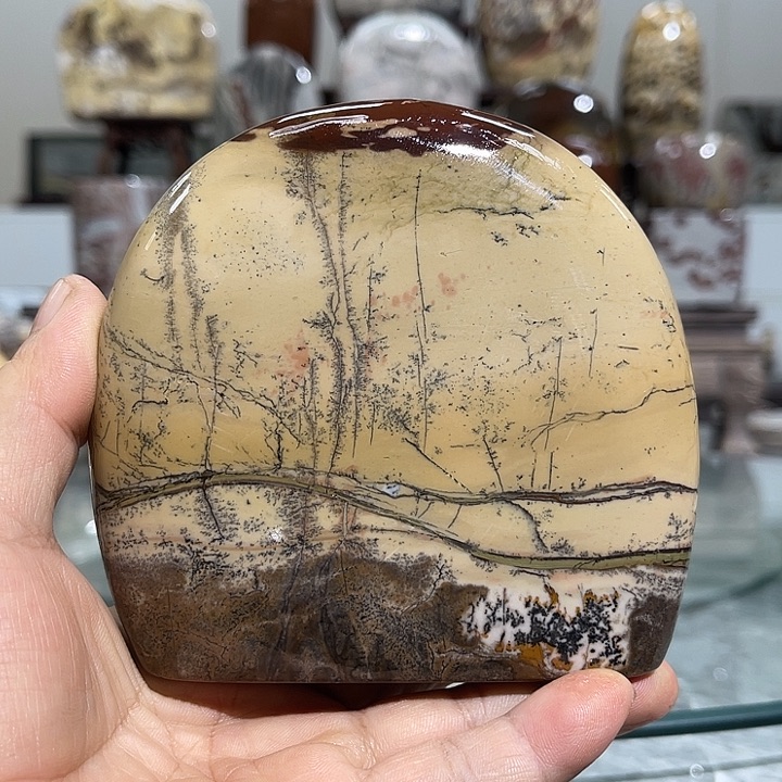 广西石用****2国画石摆件