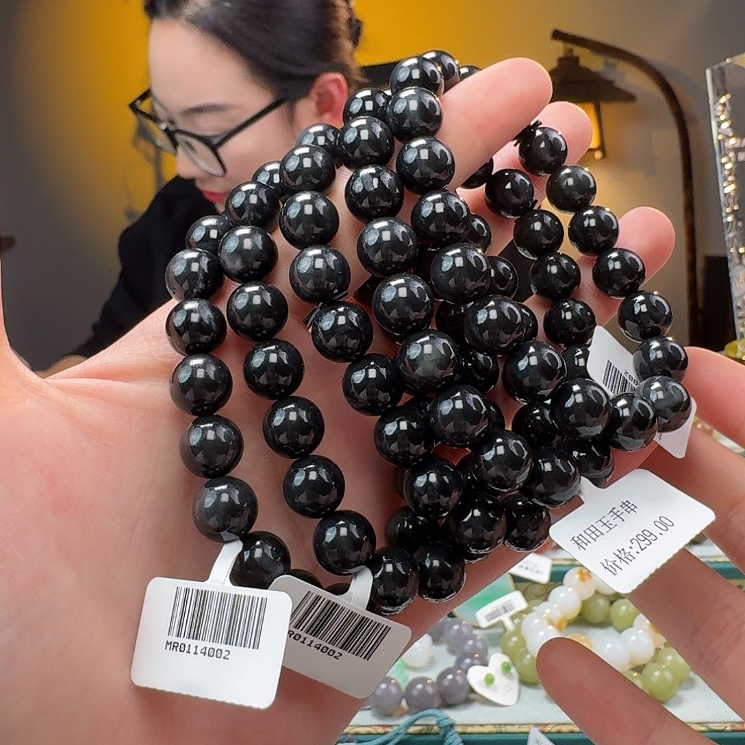 和田玉手串拍一发一多样性发货未镶嵌