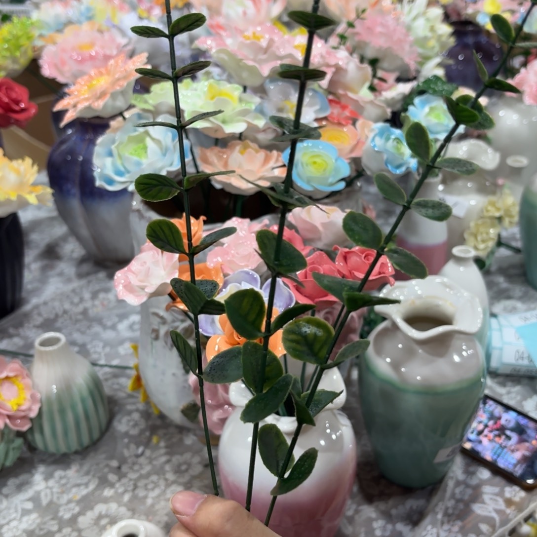 陶瓷花，拍满20发货，退款拉黑，三支