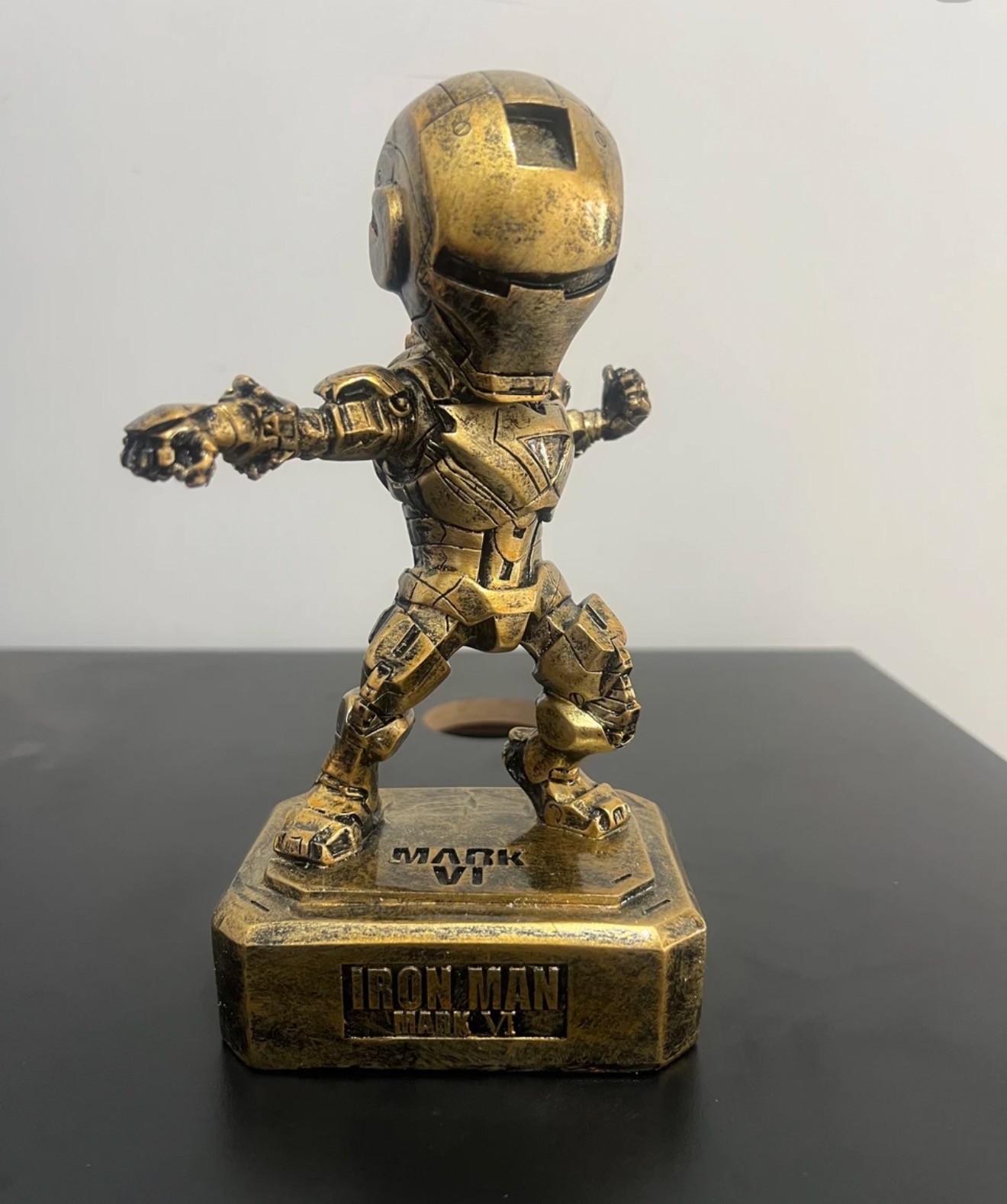 漫威钢铁侠小手办MK6精湛手工艺版车载摆件复仇者联盟摆件