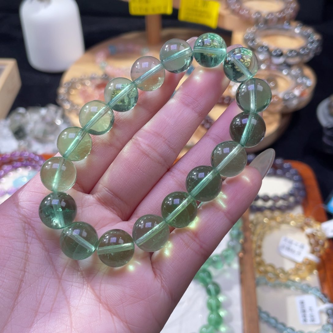 萤石手串未镶嵌萤石