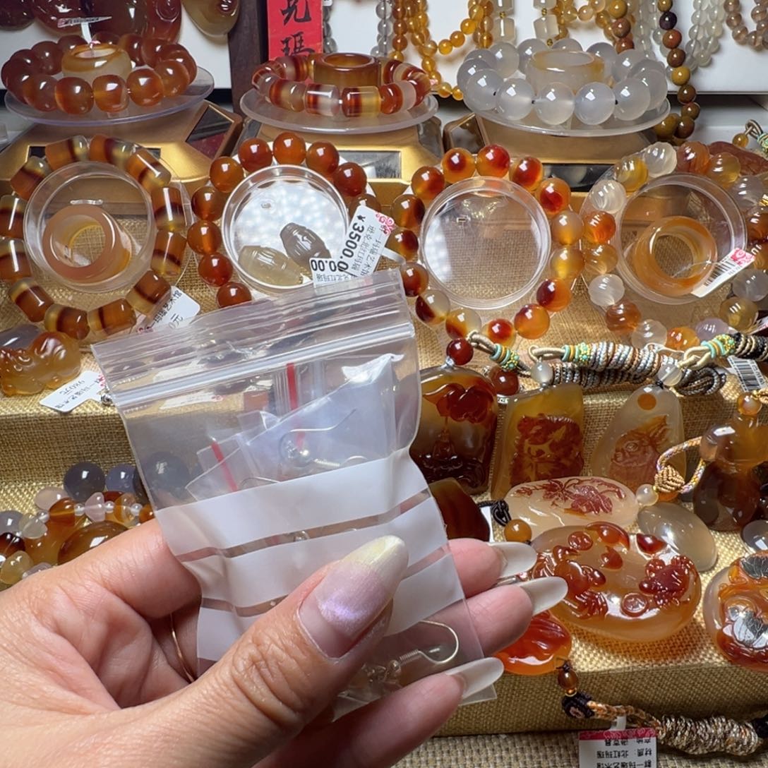 云***子玛瑙/玉髓合金玛瑙手串5