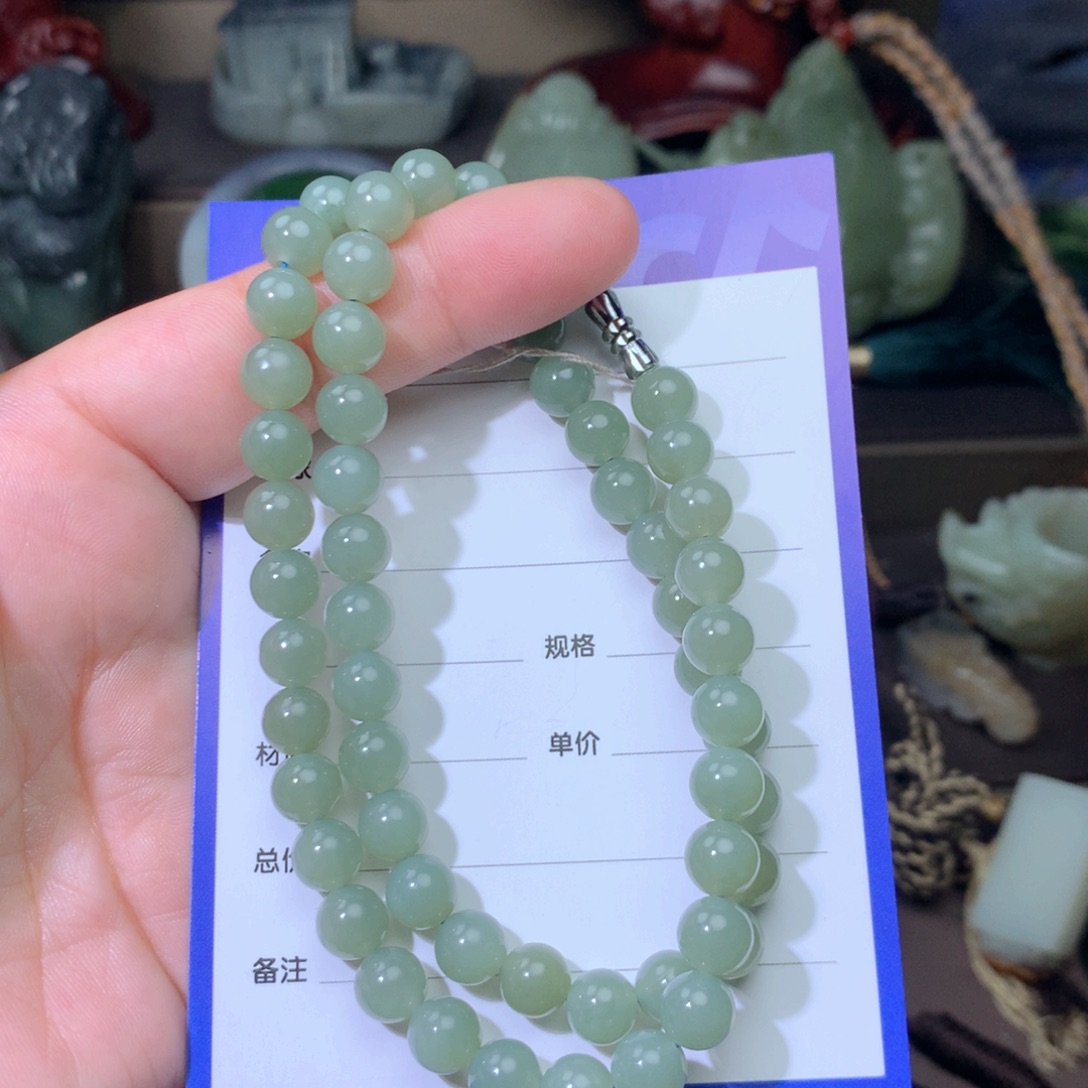 和田玉未镶嵌颈饰卡8