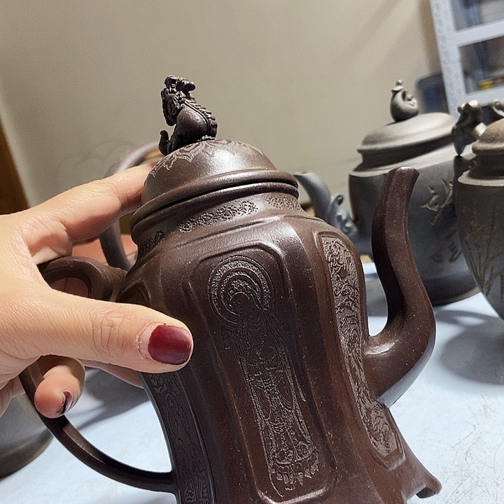 全手工制作宜兴紫砂壶