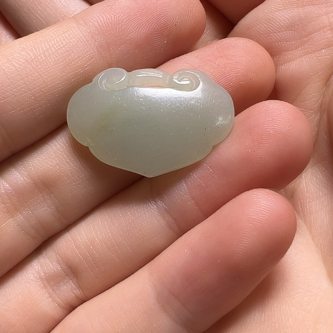 铜***雀和田玉未镶嵌颈饰