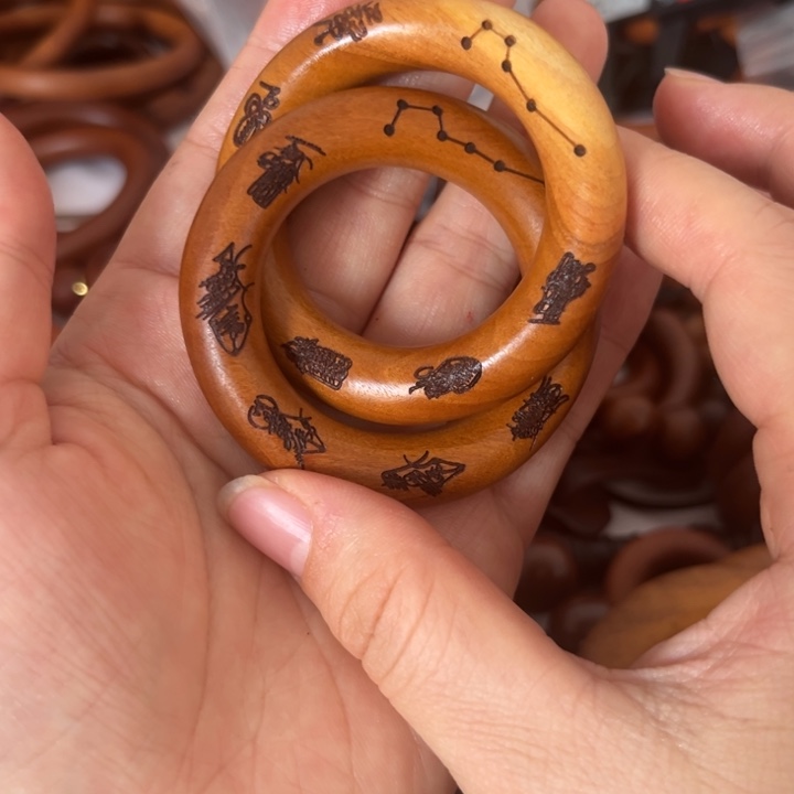 枣木枣木40乾坤圈枣木带暇