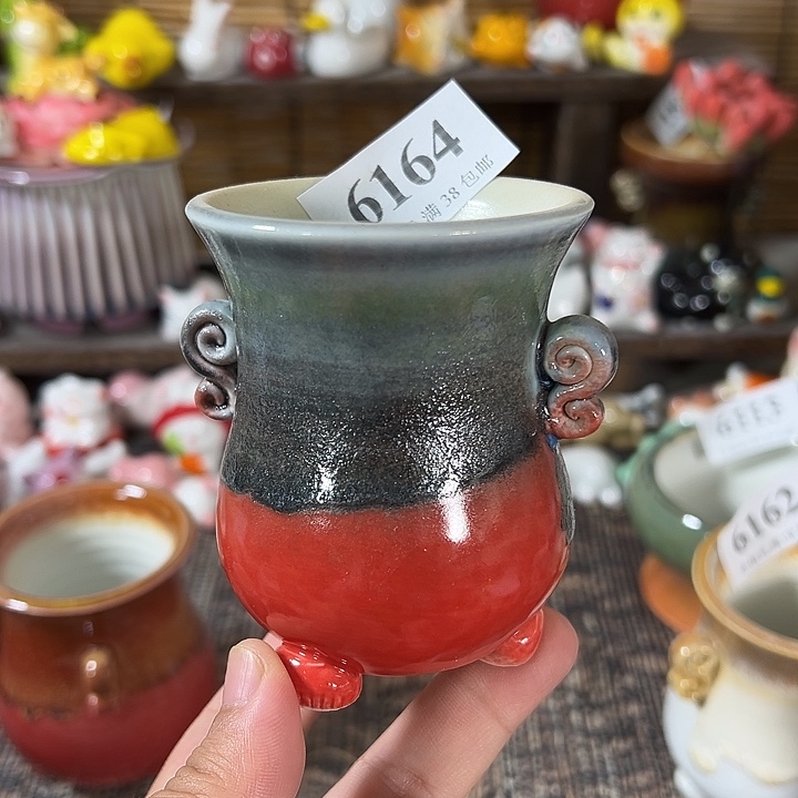 口6 手工花盆满30包邮