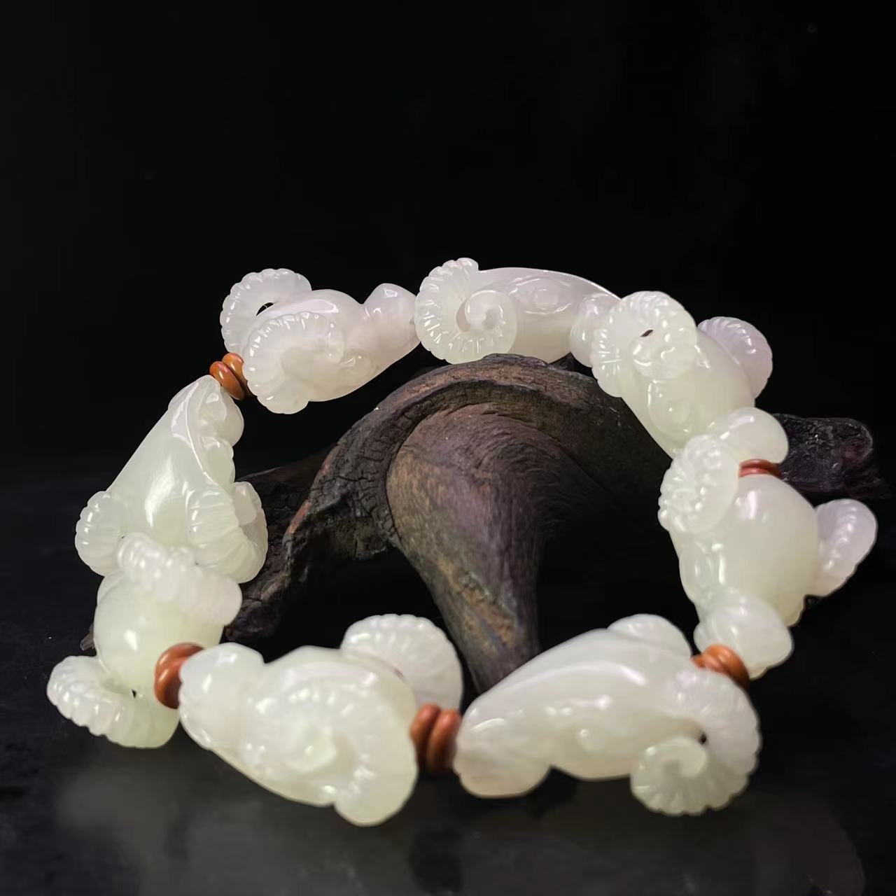 A384  和田玉手串 YS831027