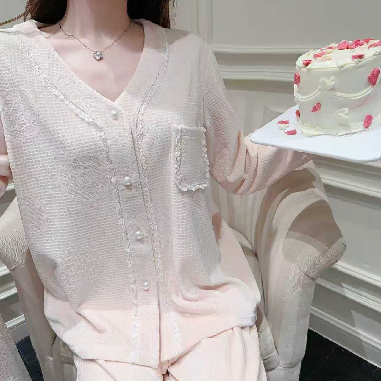 【法式山茶花】2025新款加厚baby绒女士ins睡衣升级版加厚加密5.0版