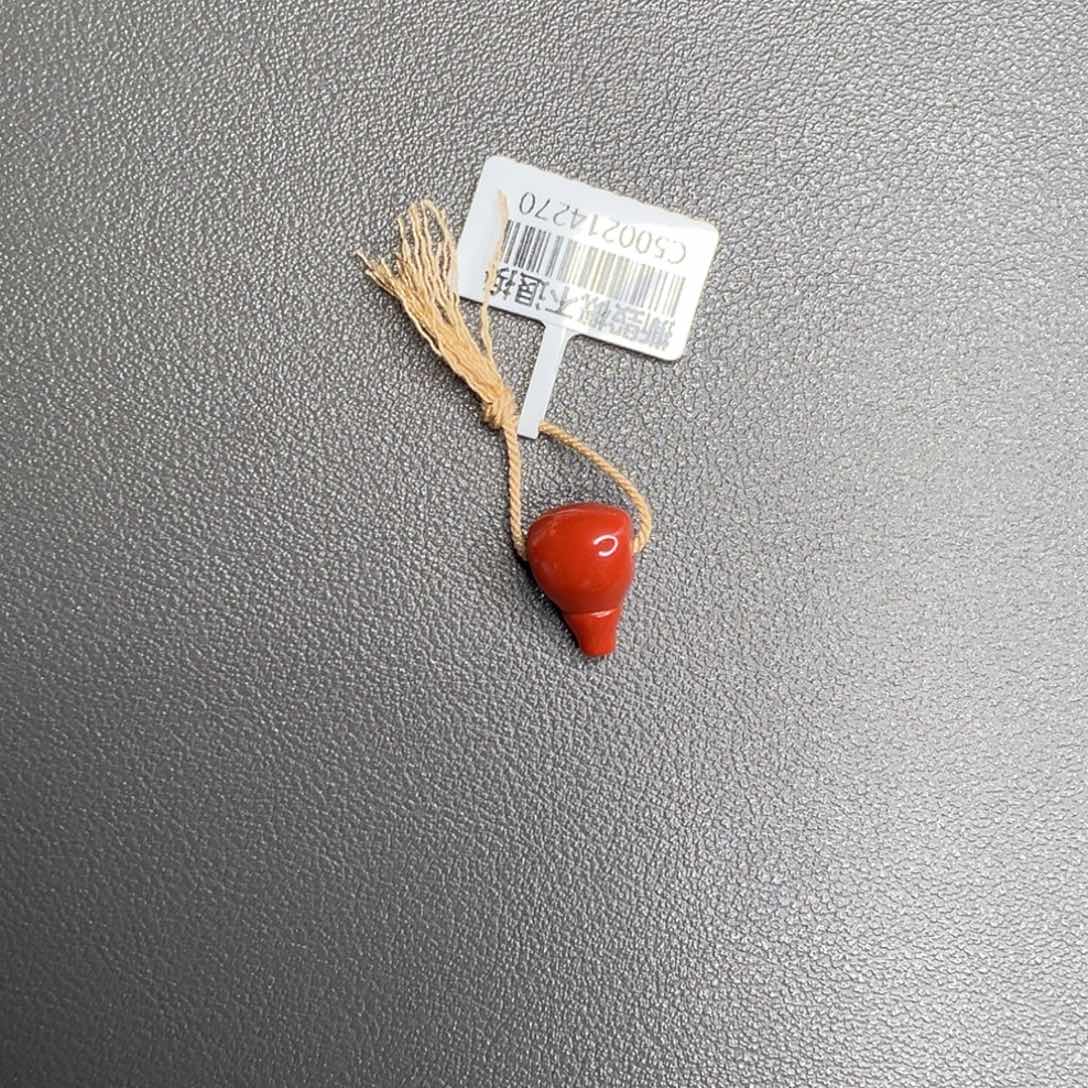 元***媛南红玛瑙未镶嵌127号南红三通对孔卡10