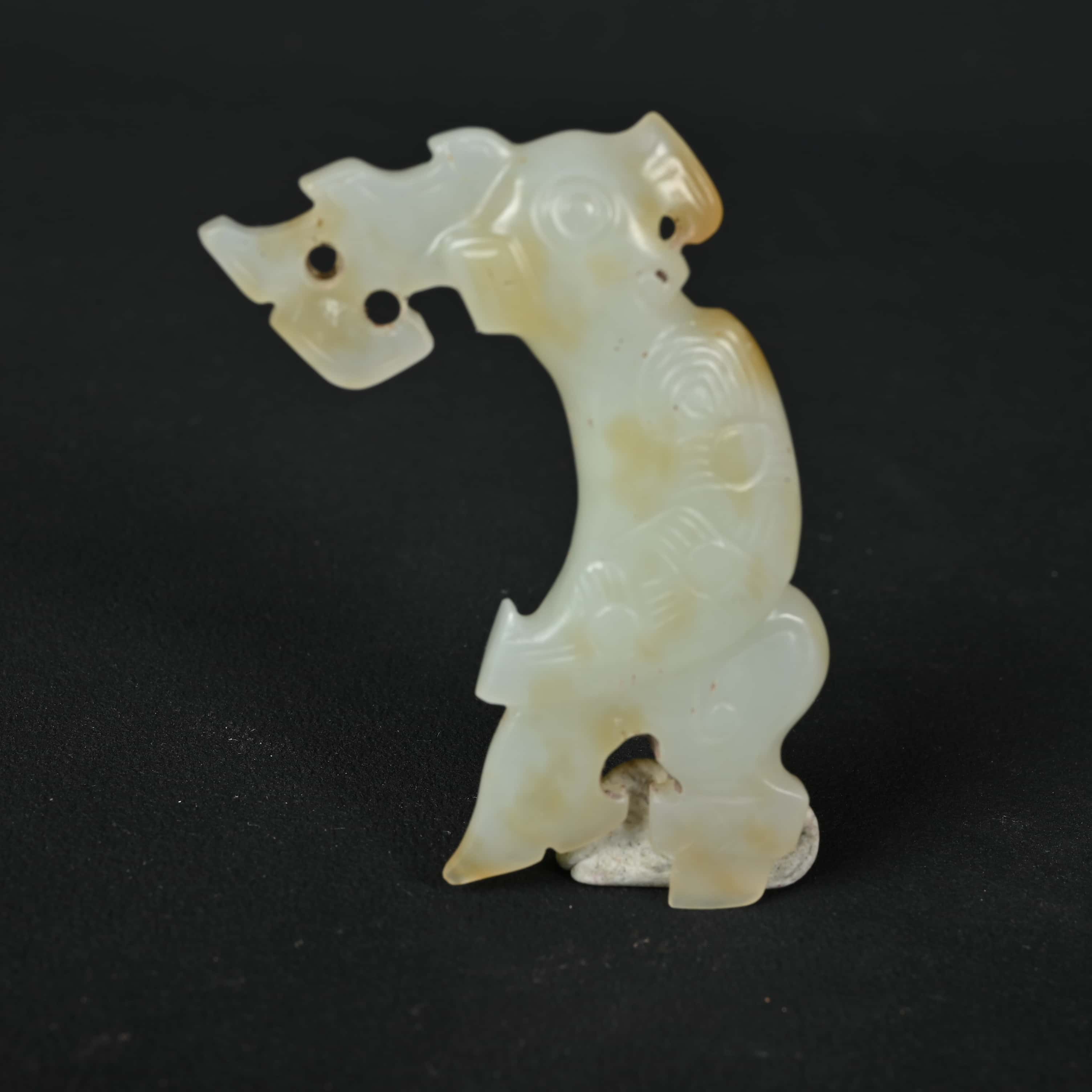 明代片雕玉枭/XZ.179962/集萃斋