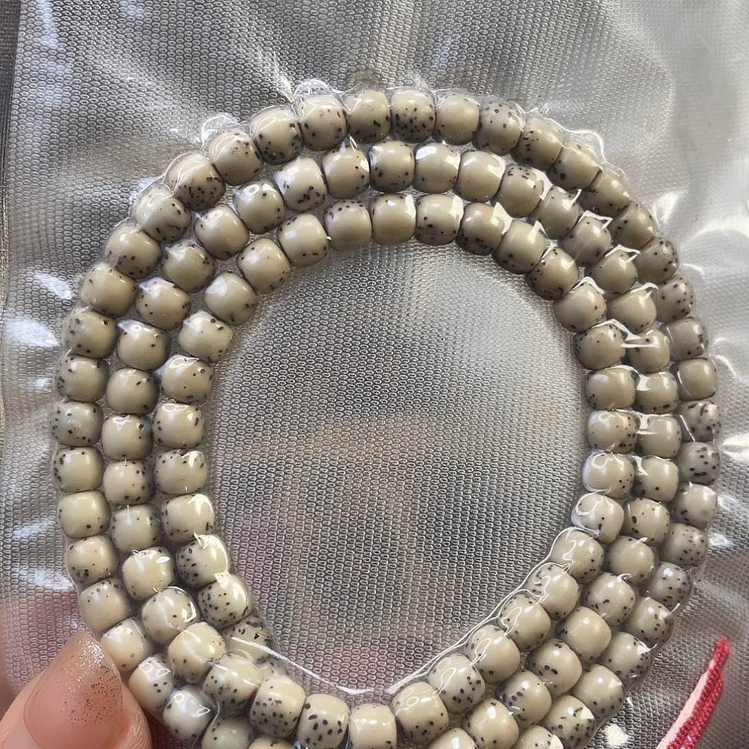 星月菩提吊坠石玉料糯冰河豚尺寸6