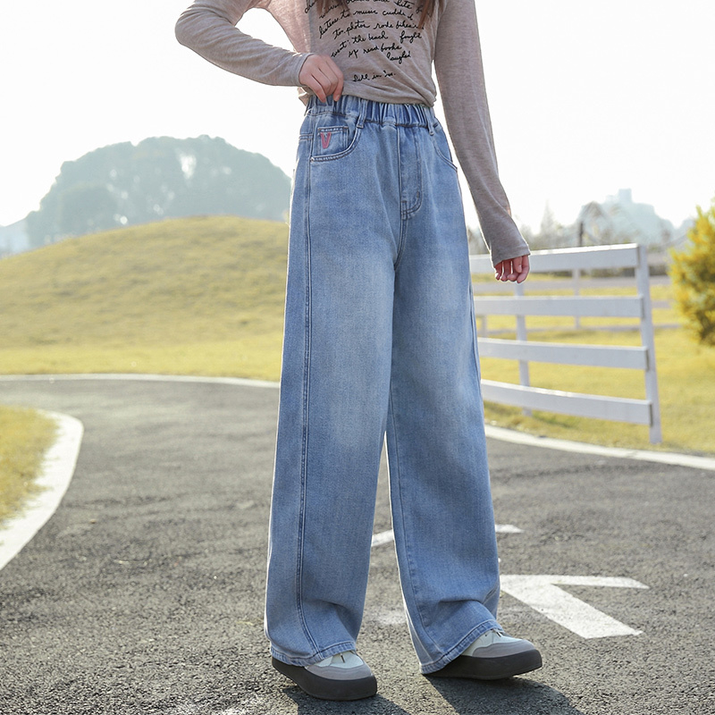 直筒牛仔裤25027