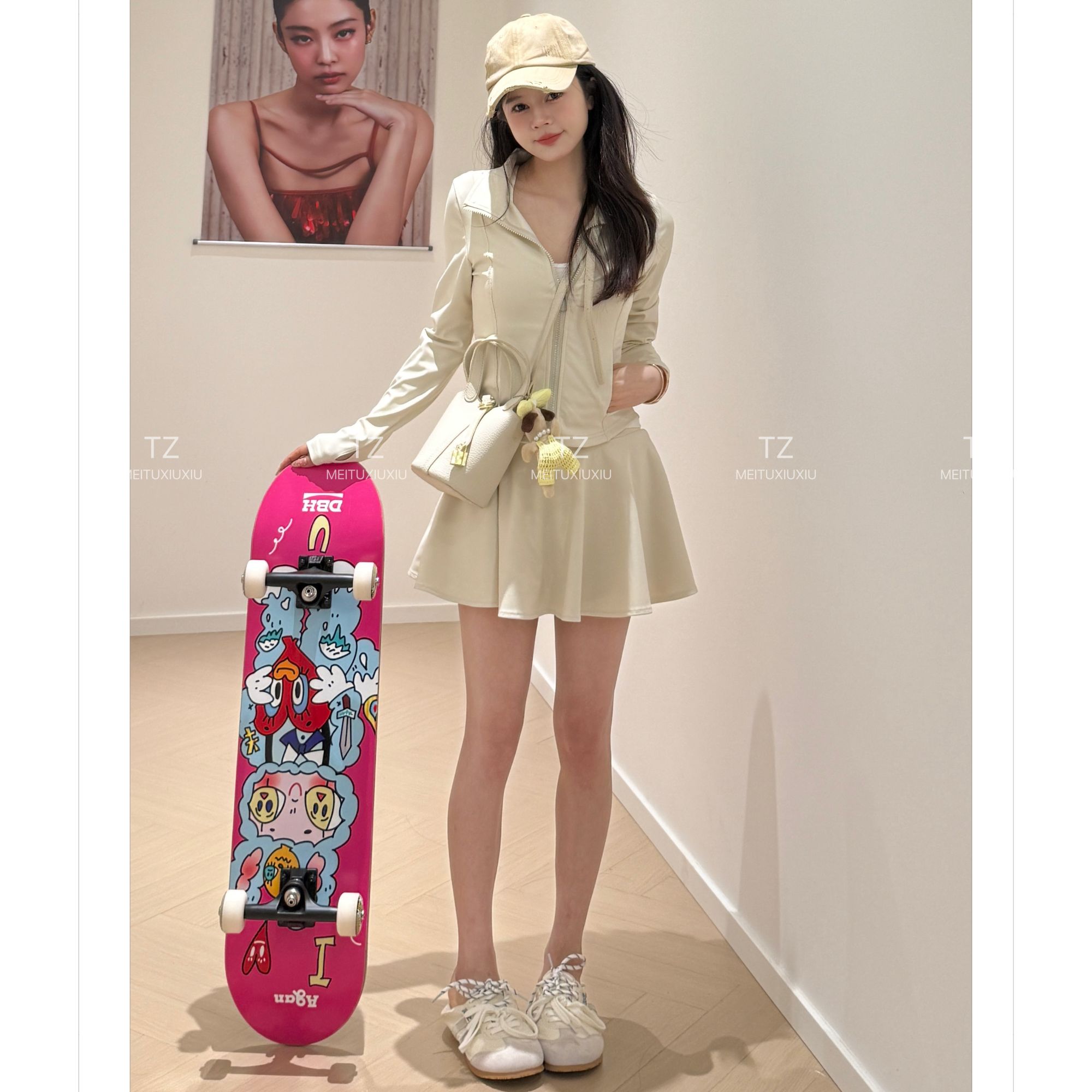 【婷子定制】~150小个子改版夏款防晒小能手短裙外套休闲裤C359