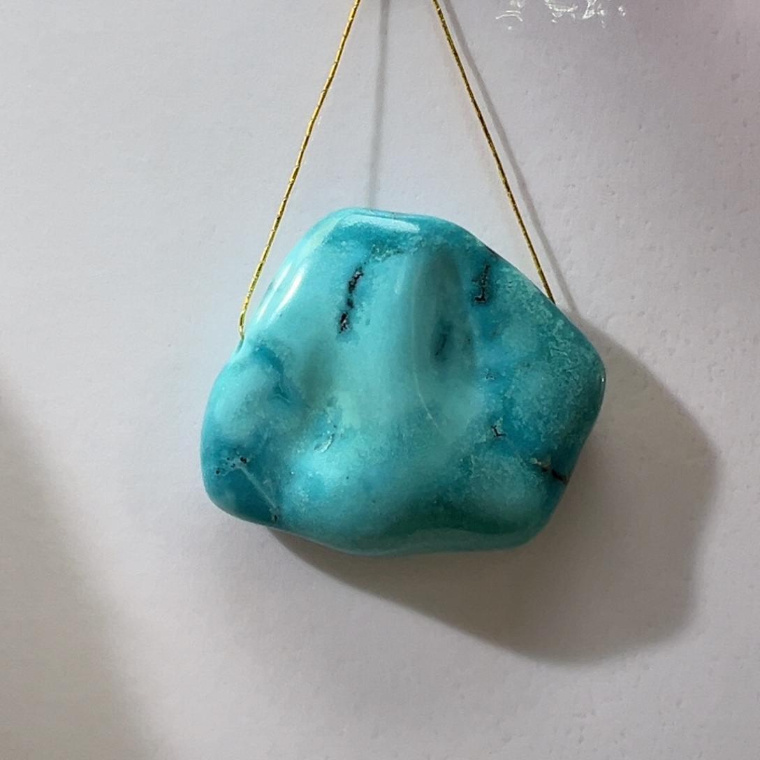 绿松石未镶嵌挂件