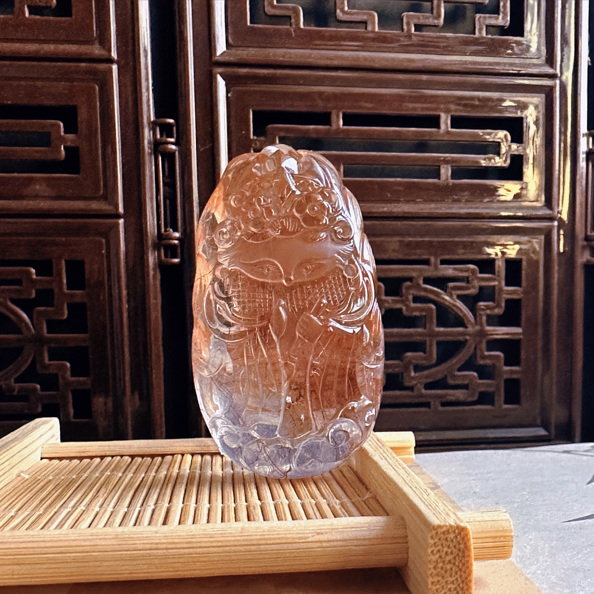 非金属陶瓷吊坠 【如意堂奶奶设计】（风骨清雅将军）九尾古月吊坠