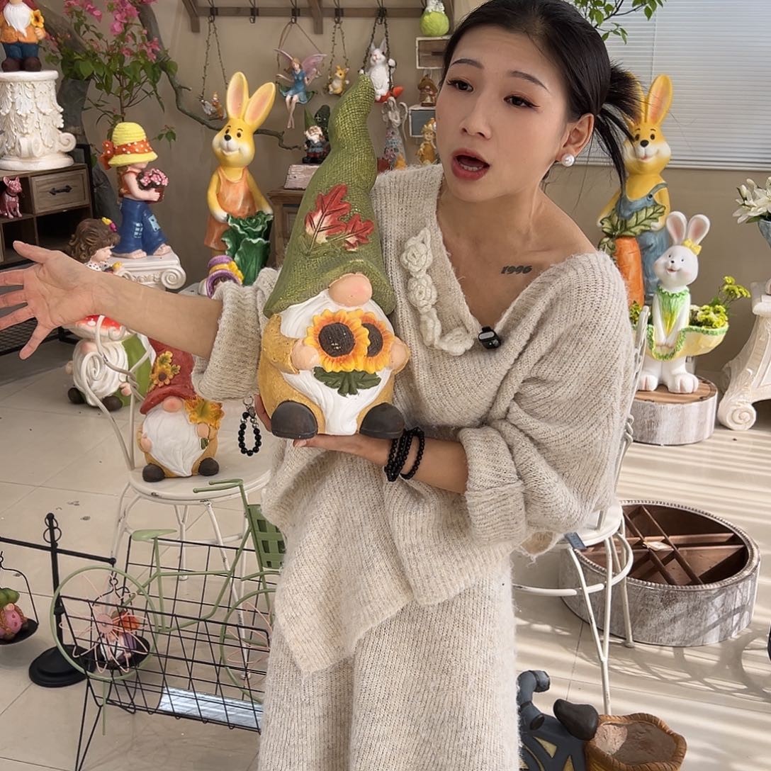 花园摆件红红火火