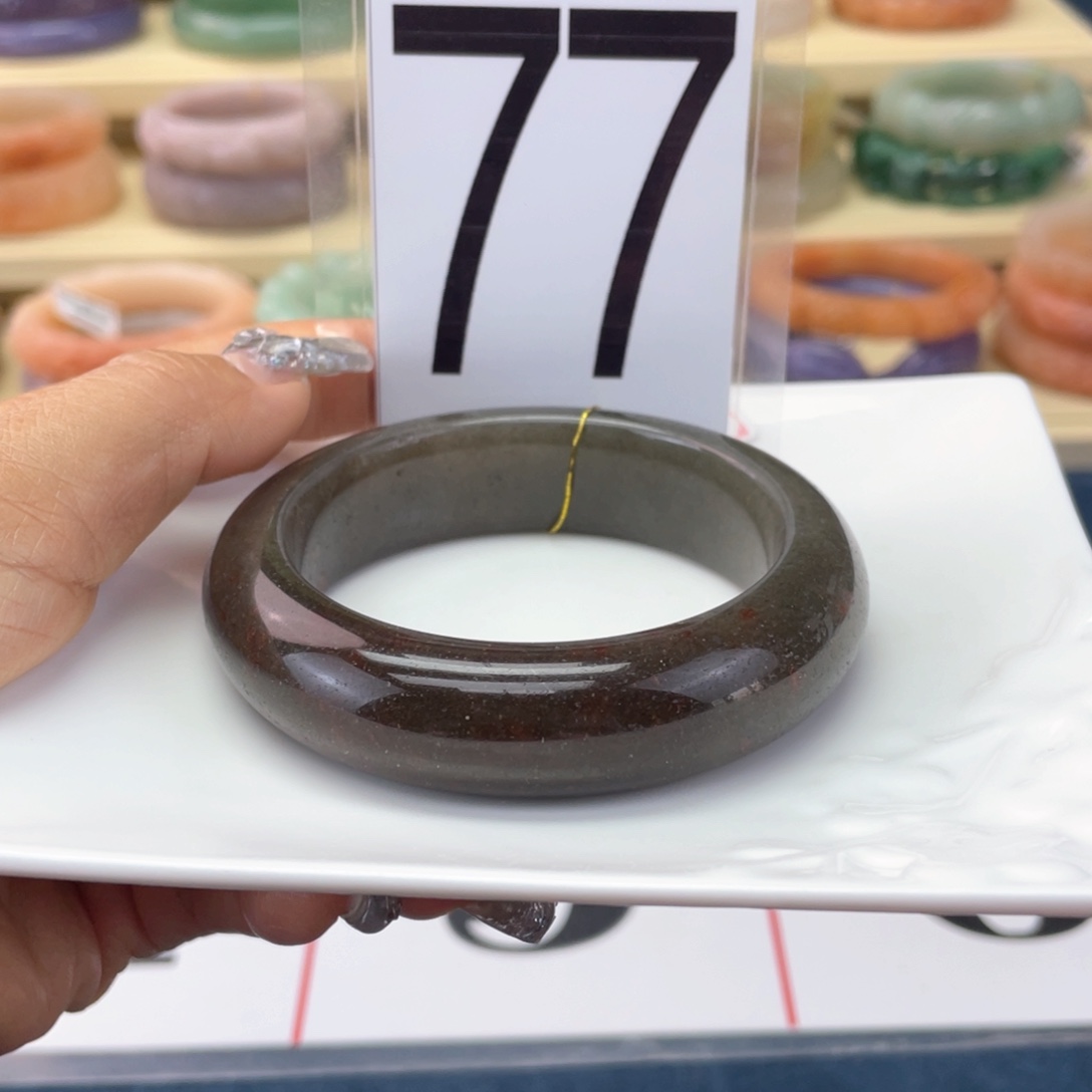 石英质玉未镶嵌手镯57.6圈