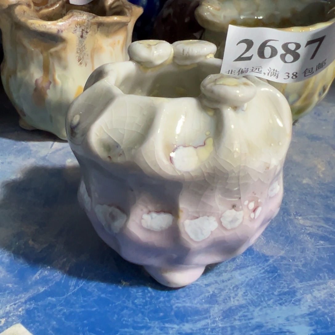 红陶景德镇手工花盆