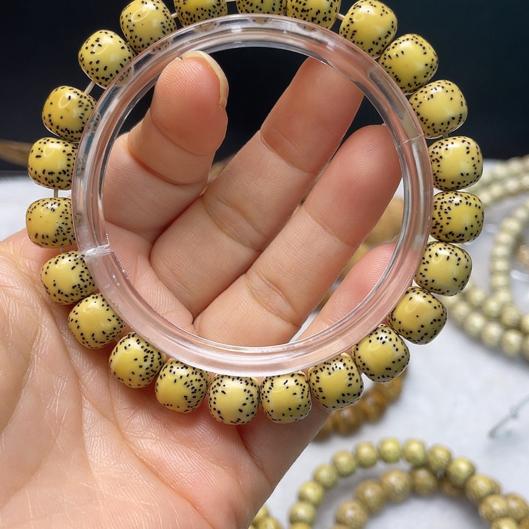 星月菩提吊坠10*9双留白手串