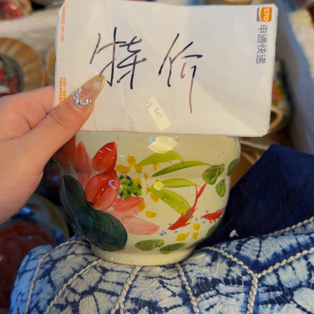 瓷片景德镇陶瓷手工手绘