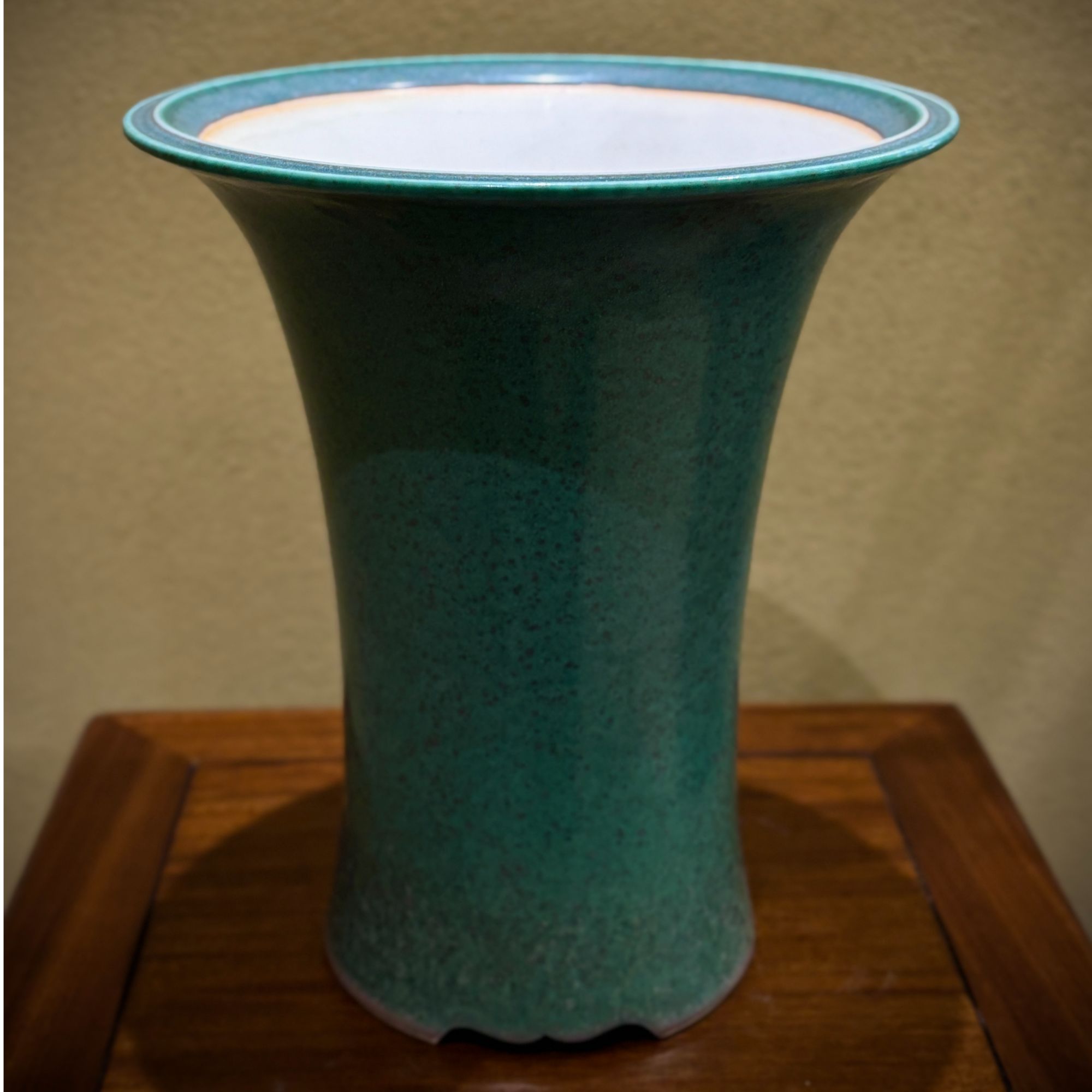 【无由】景德镇高端手工高温陶瓷束腰盆