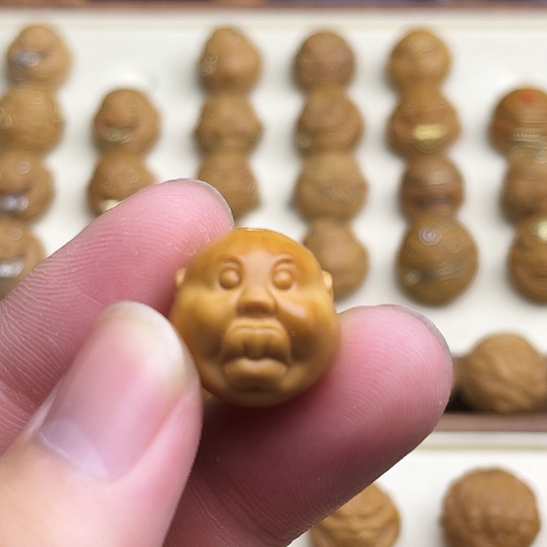 猴头核桃吊坠百态大嘴唇17