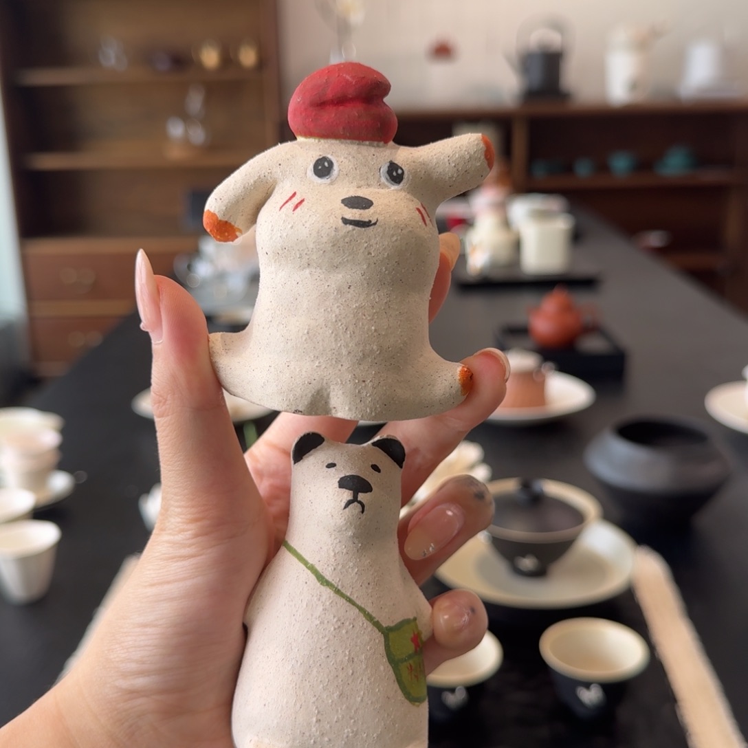 福利价两只香插摆件