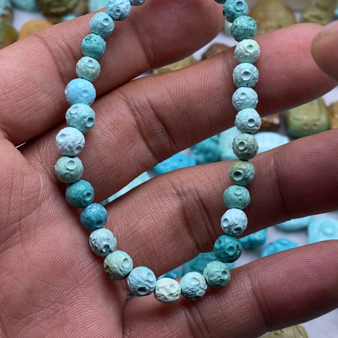 绿松石未镶嵌手链