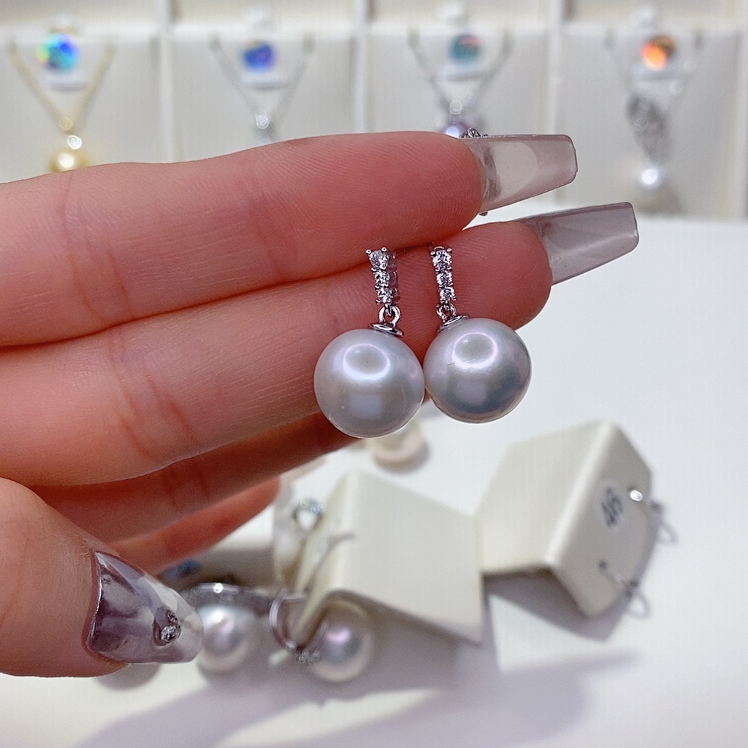 未镶嵌耳饰淡水珍珠