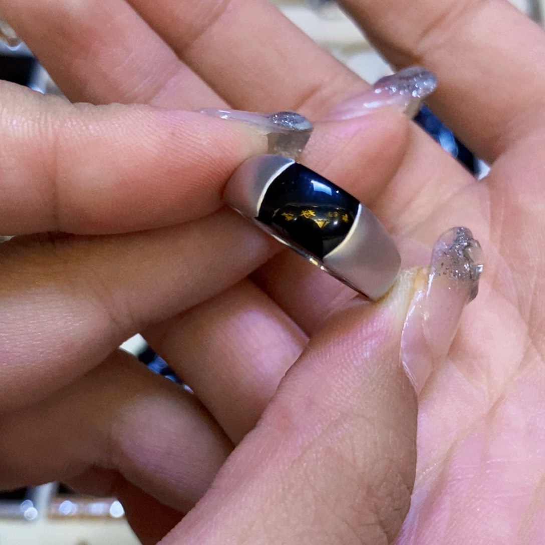 定制翡翠铂Pt950镶嵌杨*墨翠