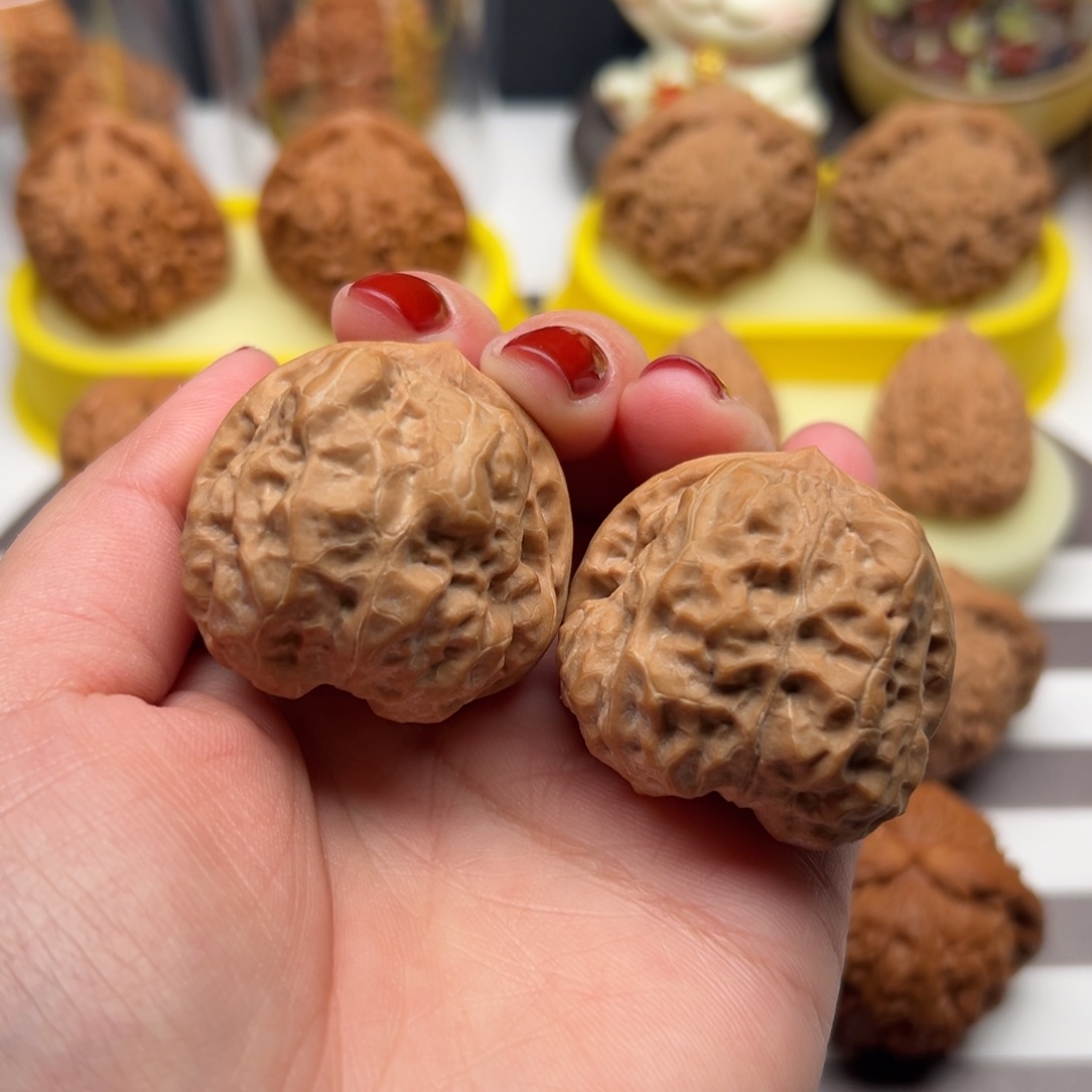 文玩核桃把件38蛤蟆头