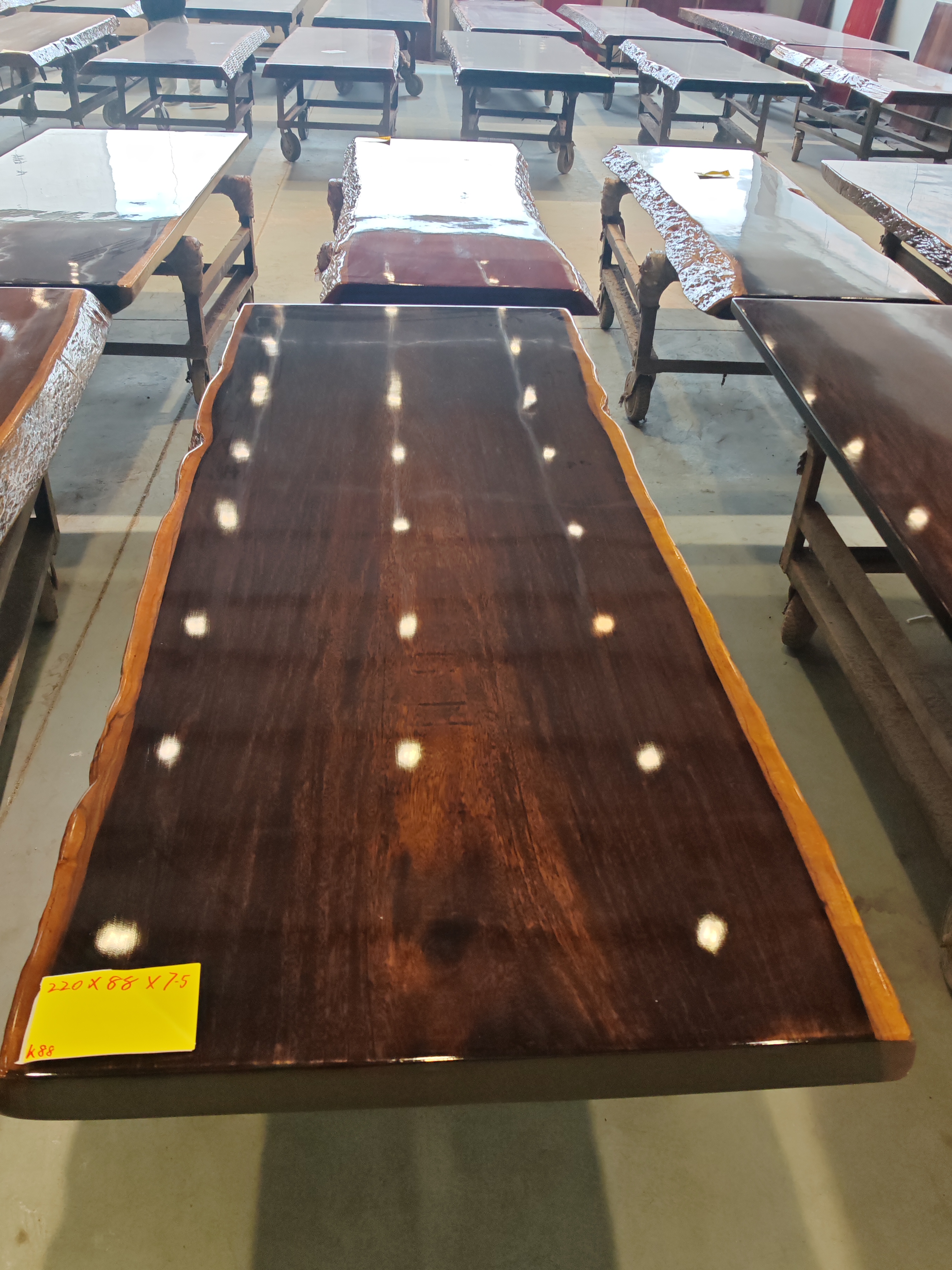 非洲进口整板纯原木大板桌，书桌、餐桌、茶桌