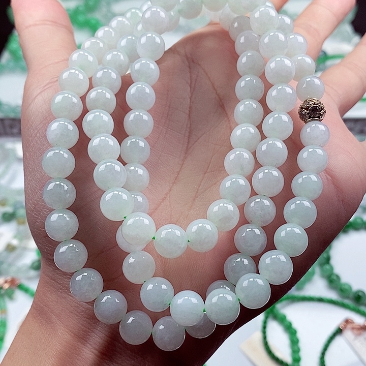 翡翠手链未镶嵌卡8+