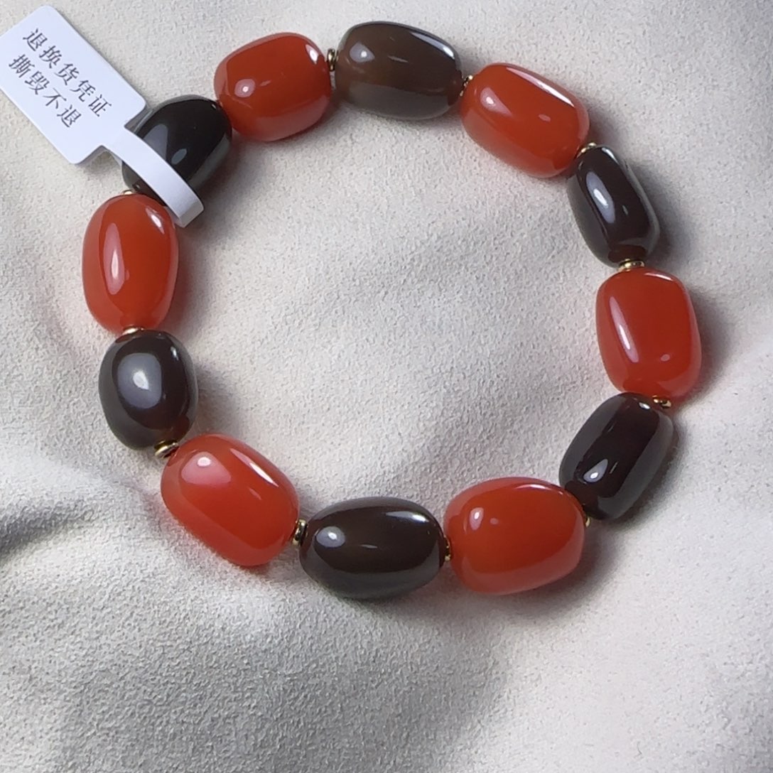 南红玛瑙手串未镶嵌